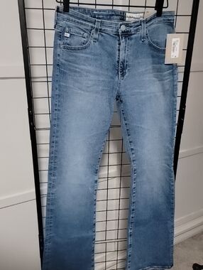 Women's Light Blue Straight Leg Jeans
